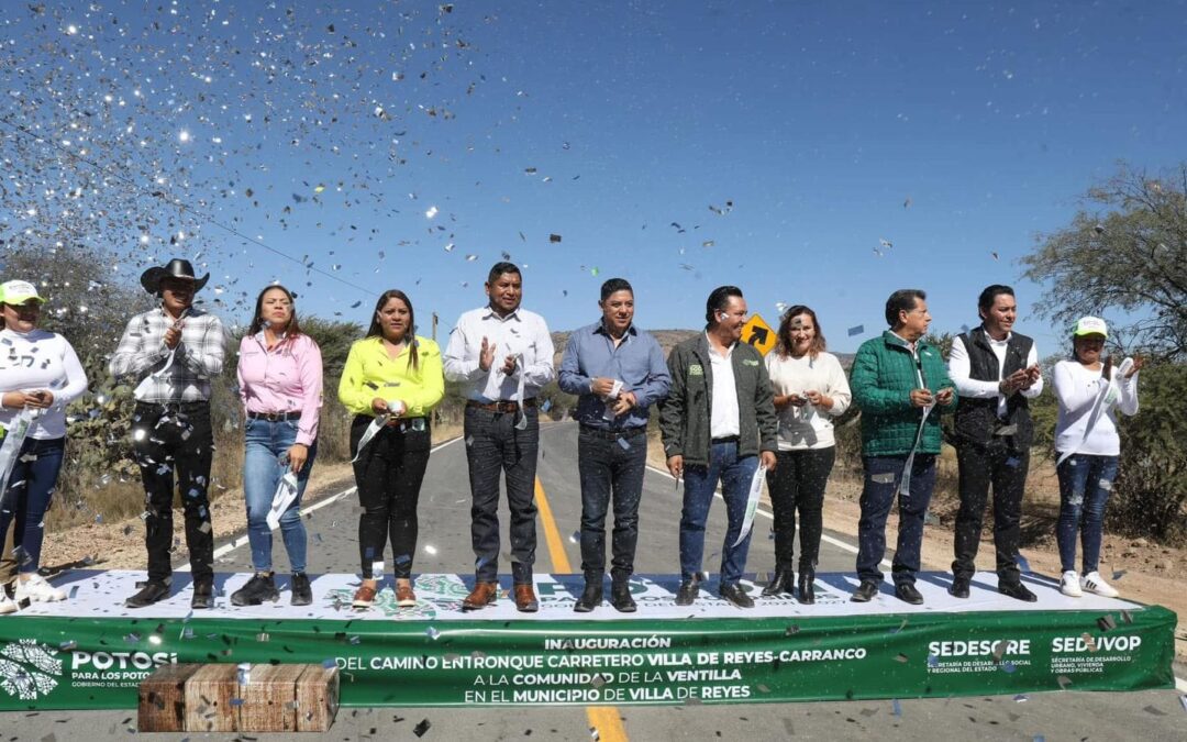 GOBIERNO ESTATAL LOGRA TRANSFORMAR DOS MIL KILÓMETROS CARRETEROS EN TRES AÑOS• Está en puerta la ampliación de la carretera San Luis–Villa de Reyes con una inversión de más de 500 millones de pesos