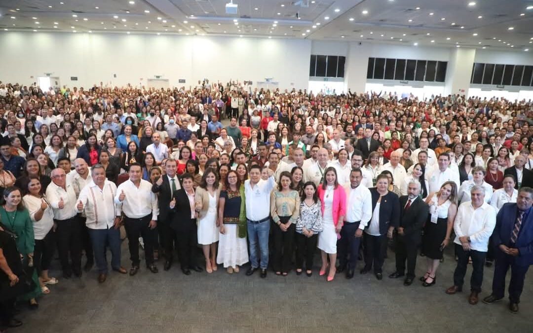 RICARDO GALLARDO MANTIENE COMPROMISO DE FEDERALIZAR A DOCENTES DE TELESECUNDARIAS