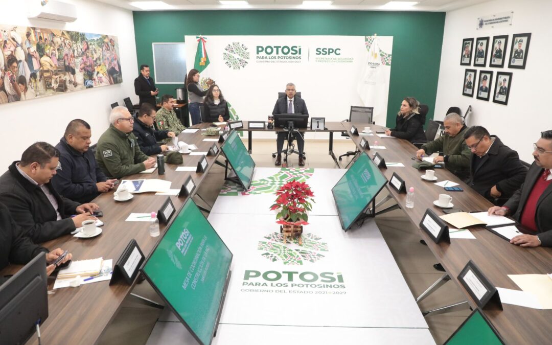 GUARDIA CIVIL DE SOLEDAD INFORMA RESULTADOS POSITIVOS DE CIERRE E INICIO DE AÑO EN MESA ESTATAL DE SEGURIDAD