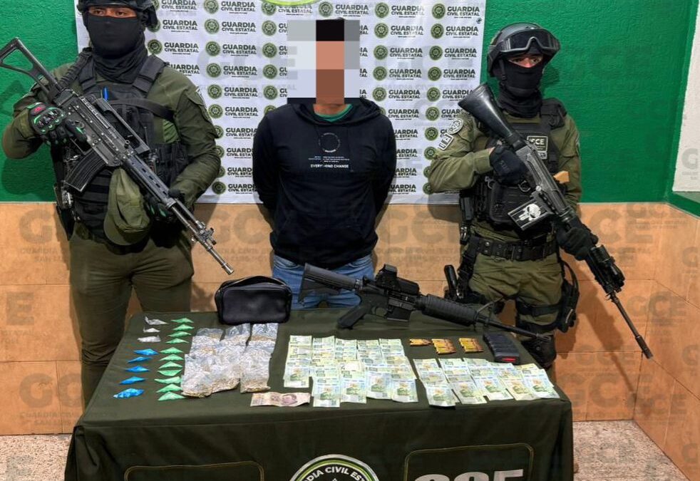 GUARDIA CIVIL ESTATAL ASESTA DURO GOLPE A LA DELINCUENCIA CON LA CAPTURA DE PRESUNTO LÍDER DE CÉLULA CRIMINAL EN LA CAPITAL