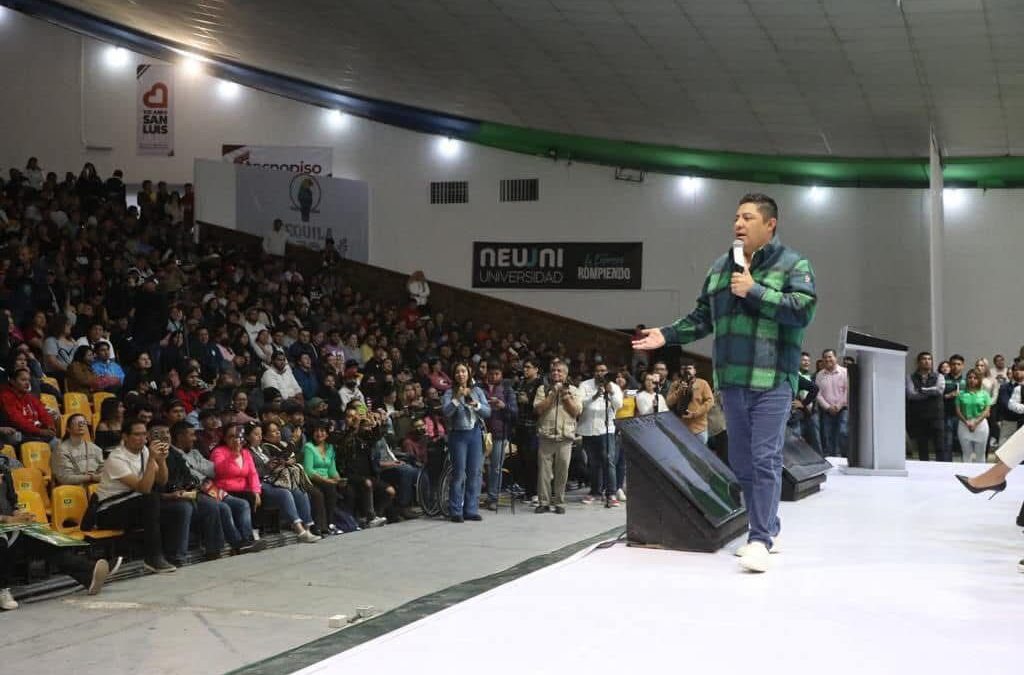 RICARDO GALLARDO ANUNCIA EL PRIMER CAMPUS DE LA UNIVERSIDAD “ROSARIO CASTELLANOS” EN SLP• Será la primera sede instalada fuera de la CDMX, colocando a la entidad como un referente en educación innovadora