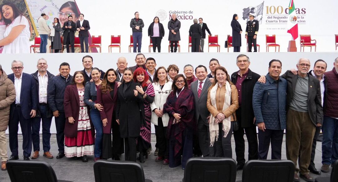 RICARDO GALLARDO RECONOCE AVANCE EN 100 DÍAS DE GOBIERNO DE LA PRESIDENTA CLAUDIA SHEINBAUM• En 100 días del Segundo Piso de la Cuarta Transformación hay más apoyo a las y los potosinos