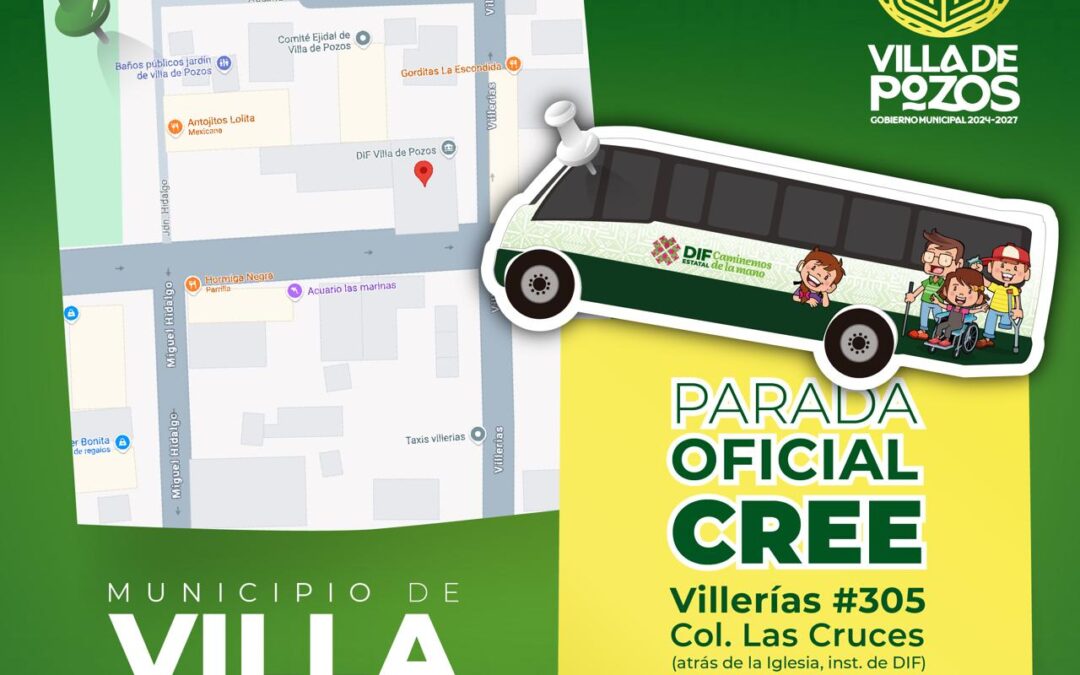 VILLA DE POZOS ACERCA SERVICIOS DEL CREE PARA PERSONAS CON DISCAPACIDAD