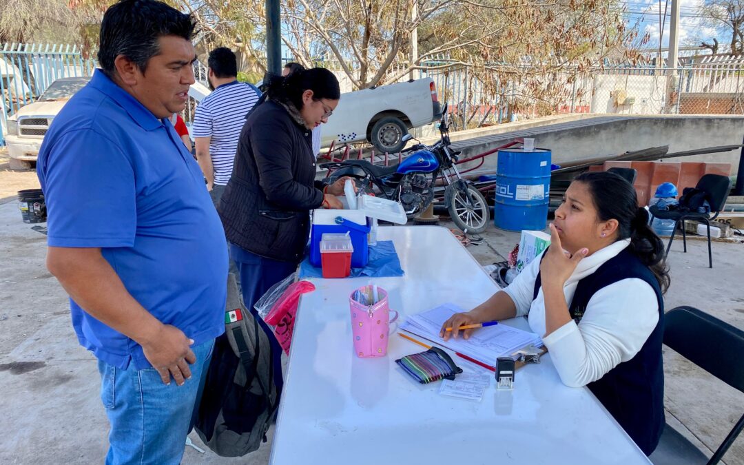 VACUNA VILLA DE POZOS A PERSONAL DE ASEO PÚBLICO