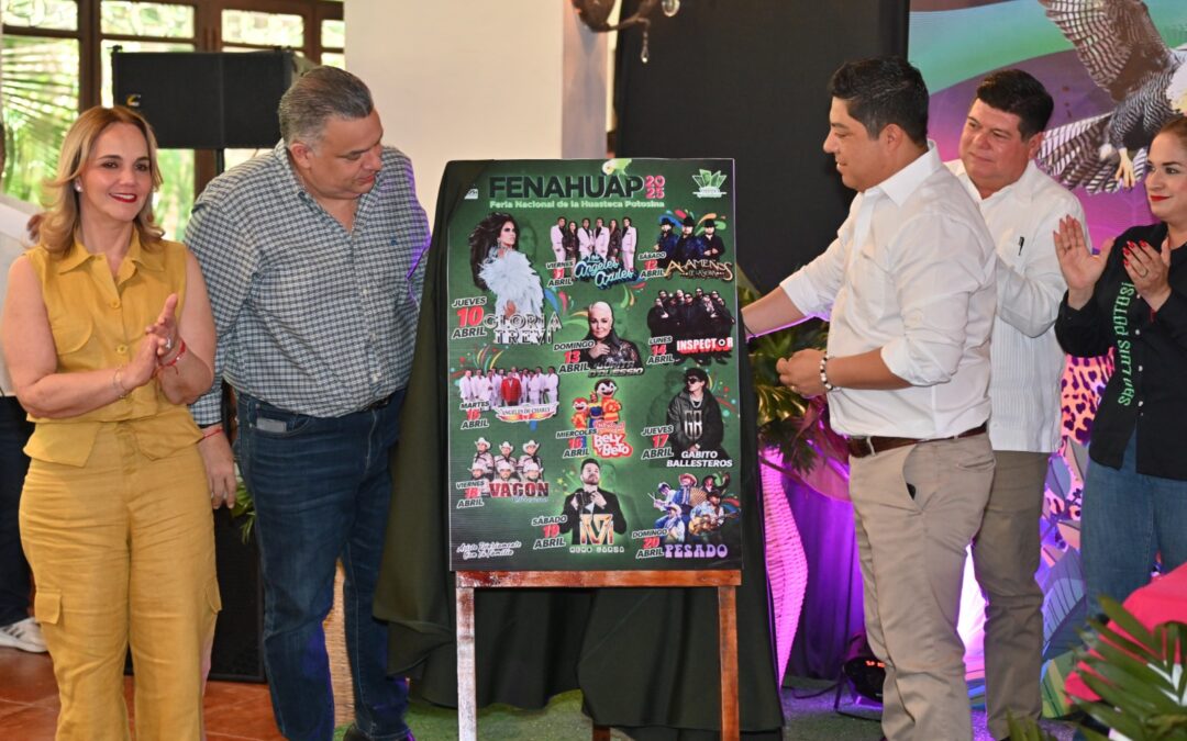 RICARDO GALLARDO PRESENTA LA FENAHUAP 2025• Del 10 al 20 de abril la Fenahuap, dejará una derrama regional millonaria que contribuirá al desarrollo económico y social