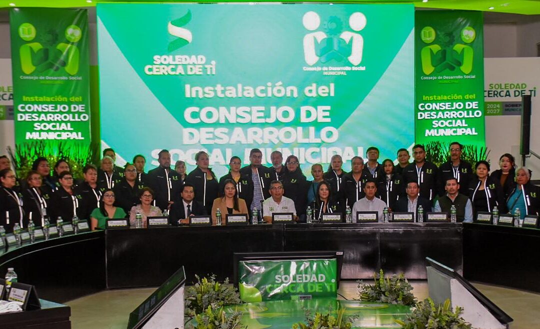 ALCALDE JUAN MANUEL NAVARRO REITERA UN GOBIERNO PARA TODAS Y TODOS, AL INSTALAR EL CONSEJO DE DESARROLLO SOCIAL