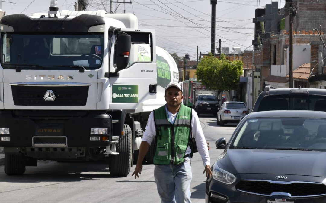 GOBIERNO ESTATAL FORTALECE REPARTICIÓN DE AGUA EN LA ZONA METROPOLITANA