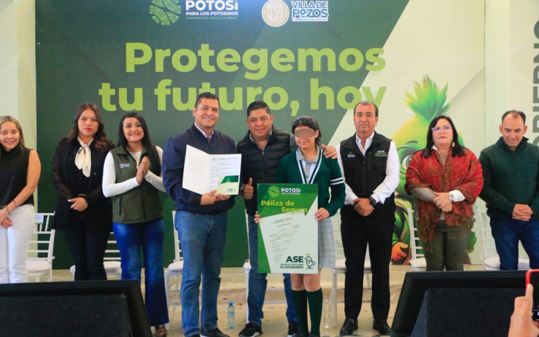 PROGRAMA APOYO SEGURO AL ESTUDIANTE LLEGA A VILLA DE POZOS