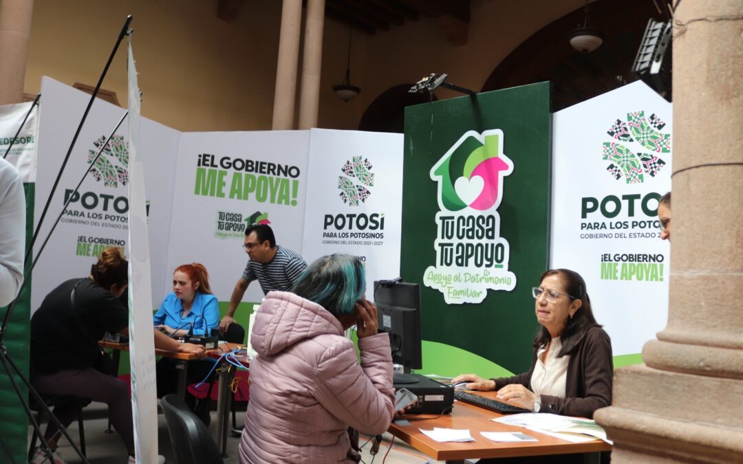INICIA REGISTRO DEL PROGRAMA “TU CASA, TU APOYO”• El programa tiene el objetivo de otorgar patrimonio a quienes menos tienen.• Mujeres que no cuenten con un hogar y mujeres que se dediquen a las labores del hogar, las más beneficiadas.