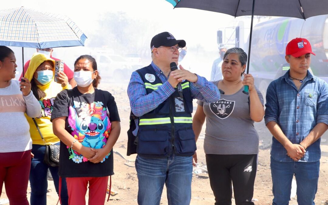 Gobierno de la Capital interviene tiradero clandestino de tres hectáreas en la Tercera Grande