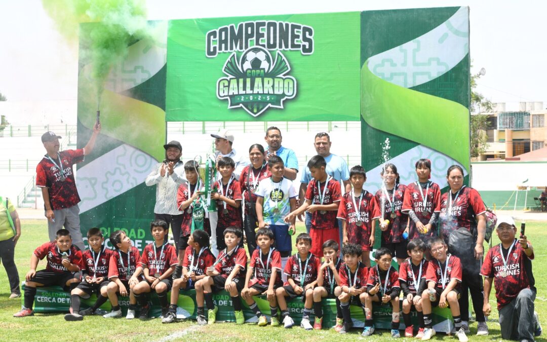 COPA GALLARDO IMPULSÓ LOS VALORES DEPORTIVOS DE LA COMUNIDAD Y FORTALECIÓ LA UNIÓN FAMILIAR EN SOLEDAD