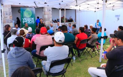 VILLA DE POZOS MANTIENE CONTACTO DIRECTO CON LA CIUDADANÍA