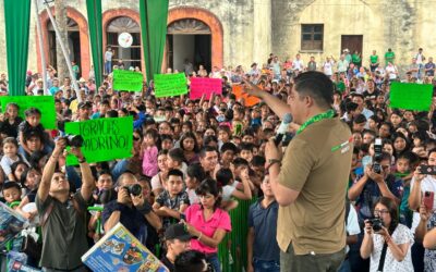 RICARDO GALLARDO FORTALECE PUEBLOS MÁGICOS DE XILITLA Y AQUISMÓN• En ambos municipios, el Gobernador del Estado convivió con niñas y niños potosinos y arrancó obras de movilidad sin límites para la región huasteca.