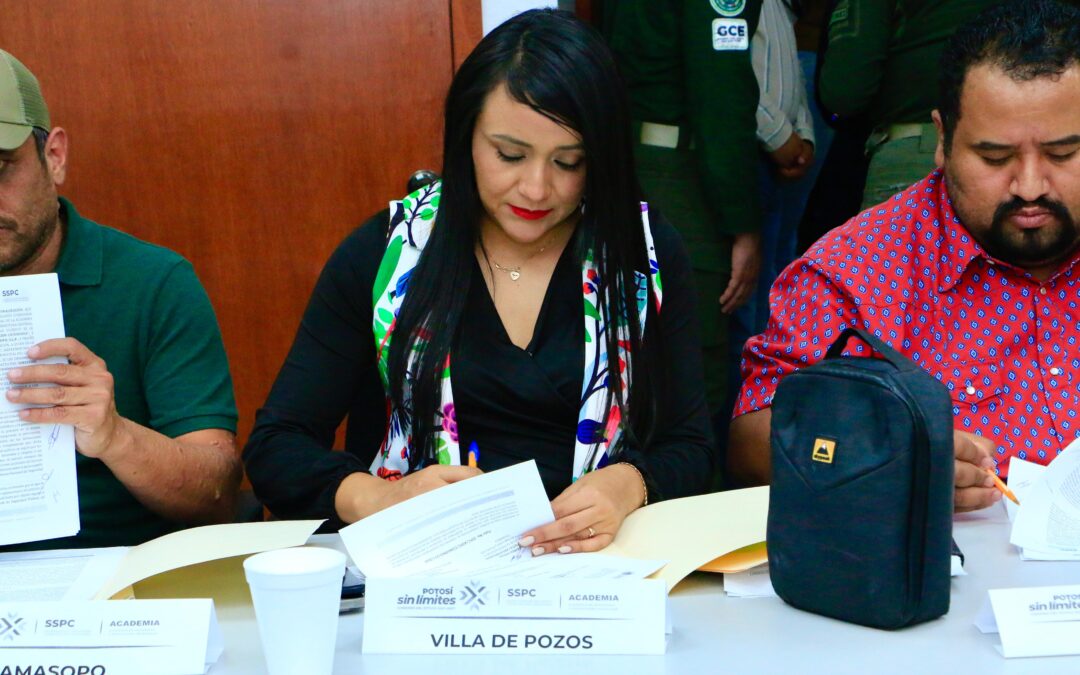 VILLA DE POZOS AVANZA EN LA PROFESIONALIZACIÓN POLICIAL