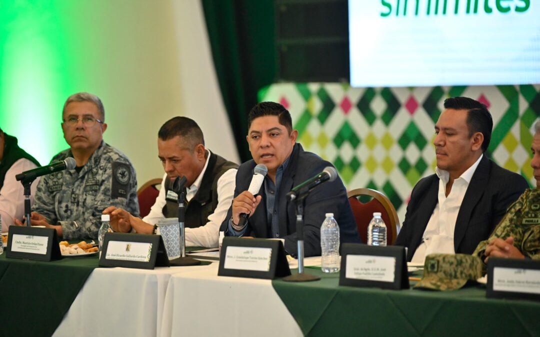 APOYO SIN LÍMITES A 59 AYUNTAMIENTOS ANTE TEMPORADA DE CICLONES 2025• El Gobernador del Estado Ricardo Gallardo Cardona, se reunió con alcaldes de las cuatro regiones para definir acciones de prevención y acción ante la temporada de lluvias y ciclones tropicales.