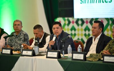 APOYO SIN LÍMITES A 59 AYUNTAMIENTOS ANTE TEMPORADA DE CICLONES 2025• El Gobernador del Estado Ricardo Gallardo Cardona, se reunió con alcaldes de las cuatro regiones para definir acciones de prevención y acción ante la temporada de lluvias y ciclones tropicales.