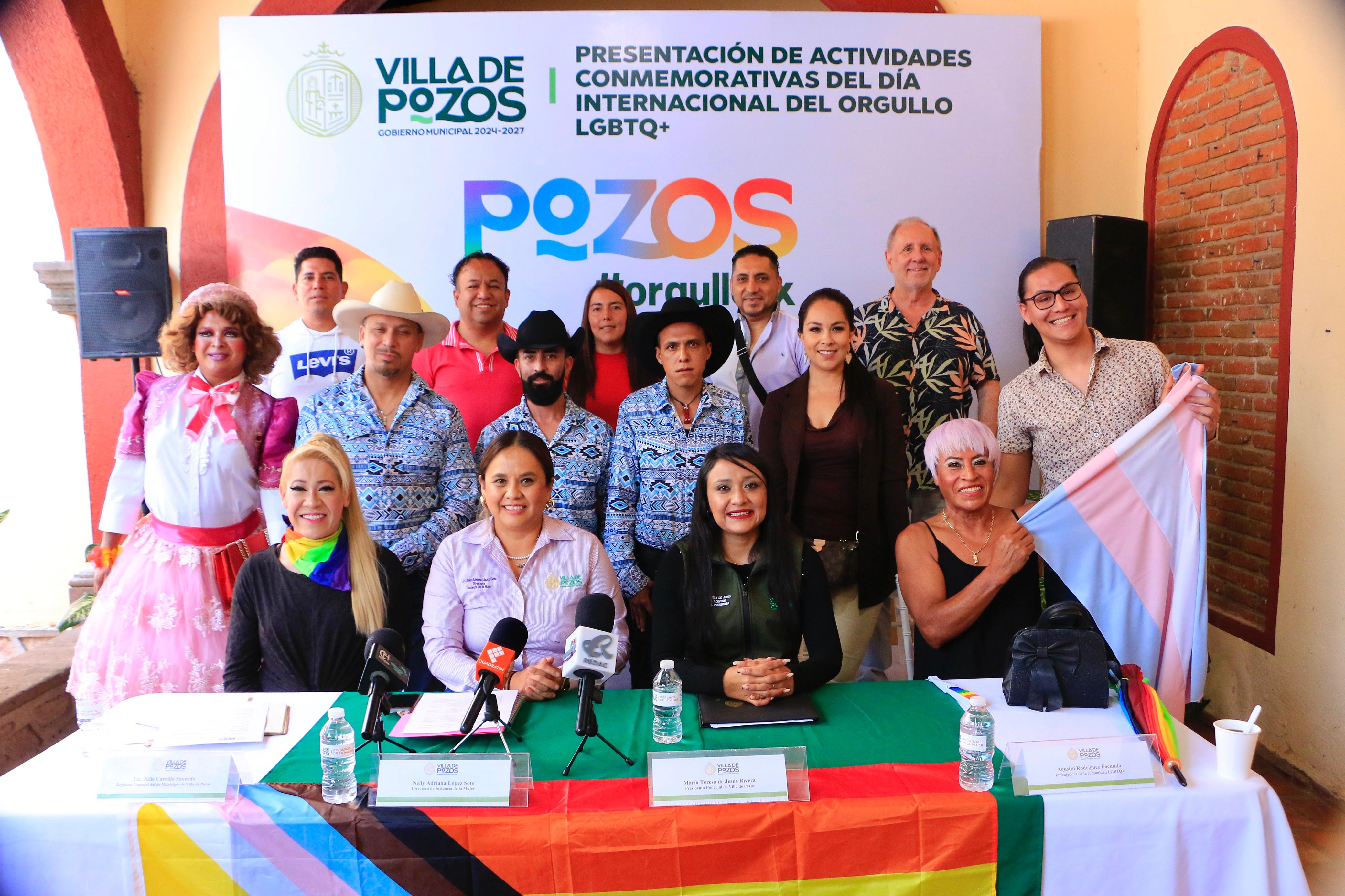 VILLA DE POZOS CELEBRA DIVERSIDAD DURANTE EL MES DEL ORGULLO LGBTQ+