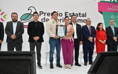 RICARDO GALLARDO RECONOCE LA LABOR PERIODÍSTICA EN SLP• El Gobernador del Estado entregó el Premio Estatal de Periodismo 2025, donde reiteró su respaldo sin límites a la libertad de expresión y su reconocimiento a su labor diaria.
