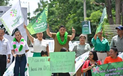 OBRAS HÍDRICAS Y VIALES COMO NUNCA ANTES EN LA HUASTECA POTOSINA• El Gobernador del Estado, inició en Axtla de Terrazas la nueva línea de conducción de agua potable y en Coxcatlán inició la pavimentación del camino San Andrés–Calmecayo.